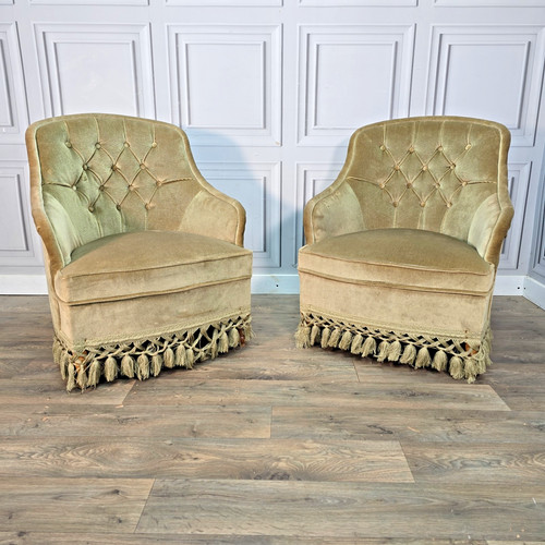 Pair vintage tub - pair, chairs