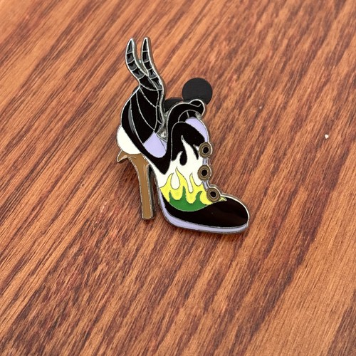 Malificent villains heels pin - malificent,