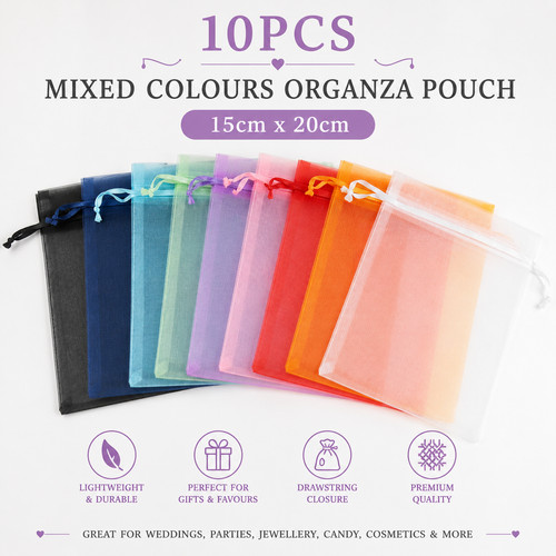 10pcs mixed colours 15cm - , x