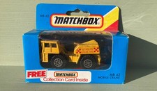 MATCHBOX DIE-CAST No.42 g MOBILE CRANE REYNOLD’S CRANE HIRE 1984 - MINT + BOX