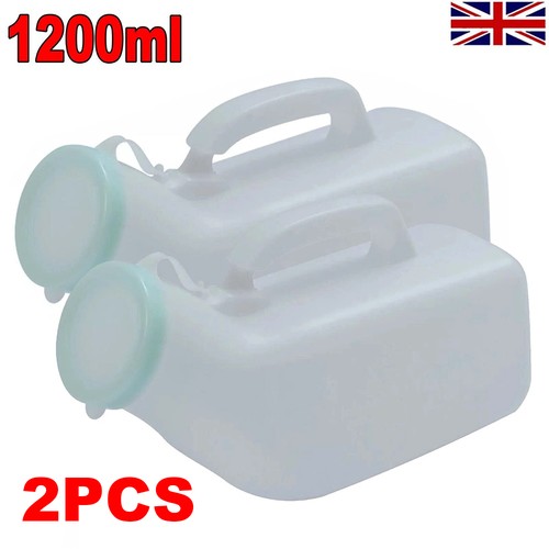 2x1200ml male urinal portable - 2x1200ml,