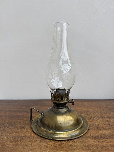 Antique victorian brass oil - brass,
