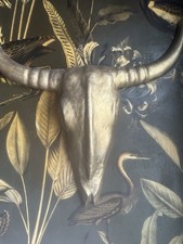 Brass Stag Head, wall art