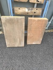 Mahogany Timber Hardwood Rough Cut 13⅜"x22¾"x3"&11¾x21¾x3⅛ (Total 18.9kg)