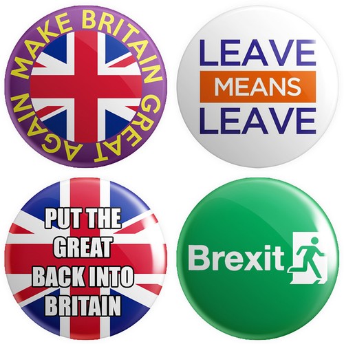 Pro brexit button pin - 4,
