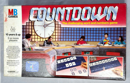 Vintage countdown board - countdown,