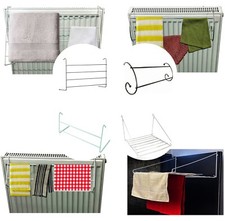 Radiator Clothes Drying Rack Portable Space Saving Foldable Caravan Multi Functi