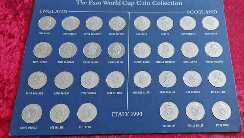 Esso world cup coins 1970