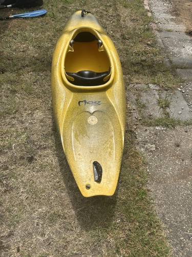 Surfing kayak with - surfing, lifejacket