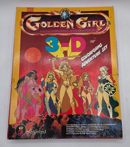 Vintage golden girl d - vintage, 3-d