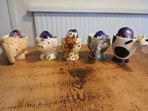 Decorative egg cups - egg,