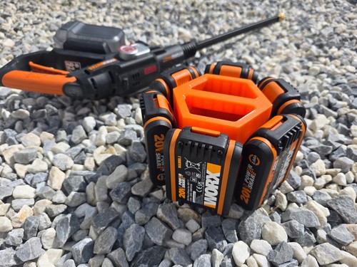 Worx 20v battery caddy - battery,