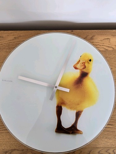 Karlsson wall clock - karlsson, duckling