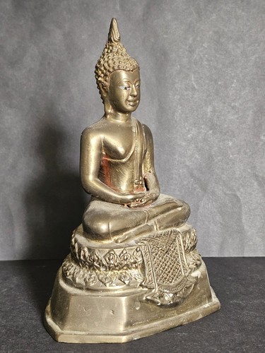 Antique thai bronze buddha - antique,