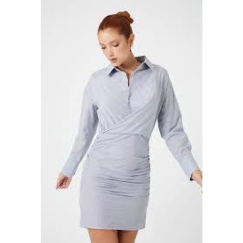 Forever striped ruched mini - forever,