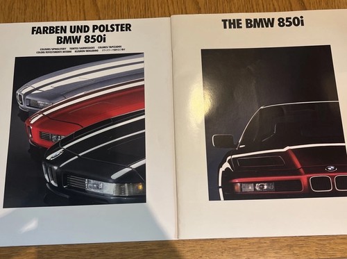 Bmw 850i 1990 brochure - bmw, with