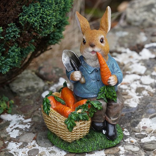 Hungry bunny resin - bunny,