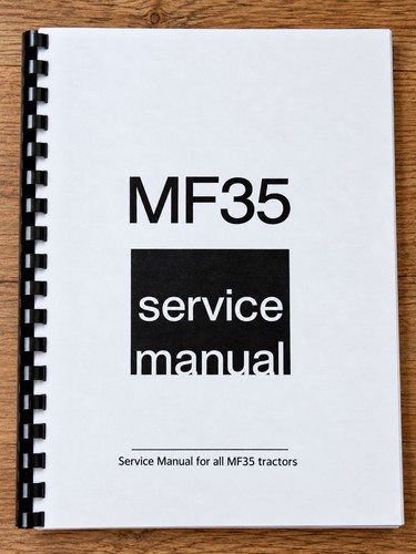 Massey ferguson mf35 - mf35, workshop