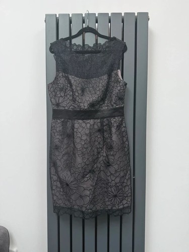 Karen millen black lace floral - black,