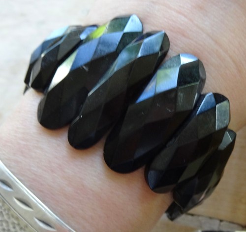 Antique victorian whitby jet - victorian,