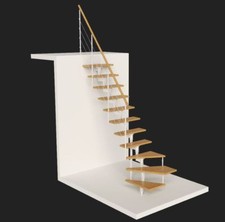 L-shape Loft  module staircase
