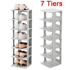 7 Tier Shoe Rack Tall Storage Shelf Unit Cabinet Home Organiser Footwear Stand