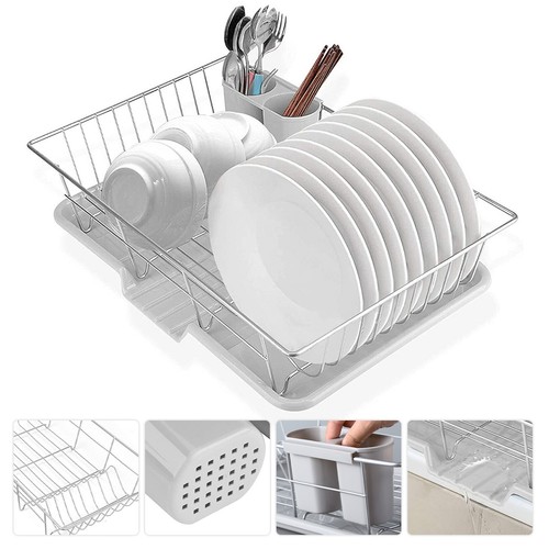 Large dish drying rack drainer - large,