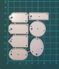 7 Piece Little Tags Metal