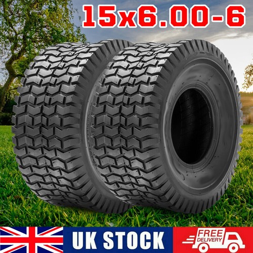 2pcs 15x6 lawn - 15x6.00-6, turf