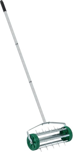 Manual lawn aerator roller - lawn,