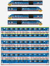 Adhesive Vinyl Class 43 HST Decal suit OO gauge Hornby / Lima - NSE livery set
