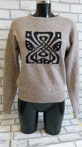 Biba womens beige crew - crew, neck