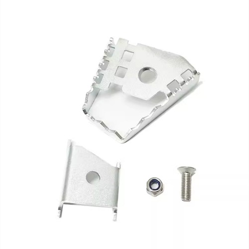 Silver brake lever pedal - lever,