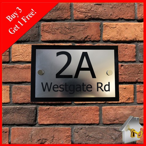 Modern house plaques sign - house,