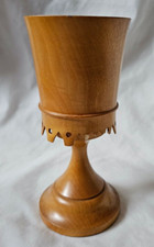 CHARMING ANTIQUE turned WOODEN