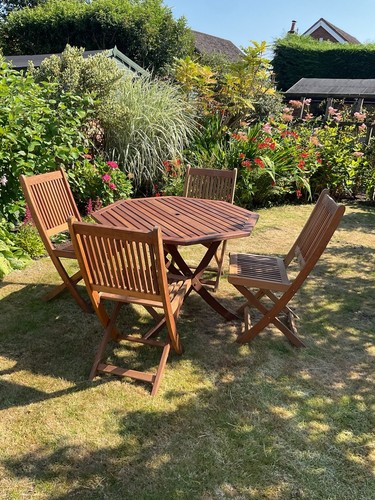 New hardwood patio - /, garden