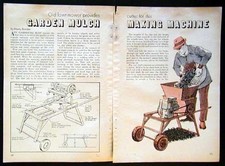 Mulcher Built from Old Reel type Lawn Mower How-To build PLANS