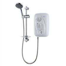 Triton 9.5kW T80Z Fast Fit Electric Shower - (SP8009ZFFTHM  WHITE  CHROME EFFECT