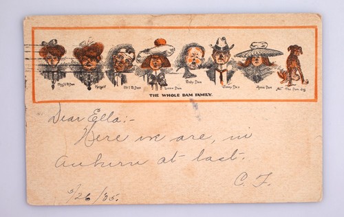 Vintage postcard 1905 - 1905, the