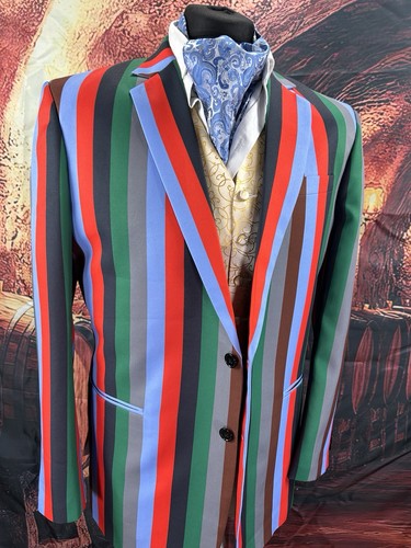 Men colourful boat - men’s, blazer
