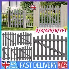 Wooden Garden Fence Gate Entrance Pedestrian Picket Fencing Gates Door Panel NEW