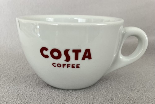 Costa coffee white ceramic - ceramic,