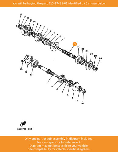 Yamaha axle drive - axle,,