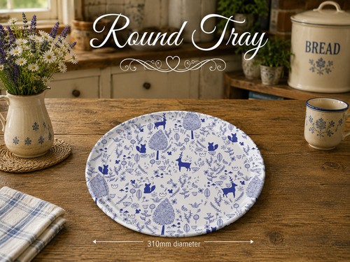 Melamine round tray - melamine, design