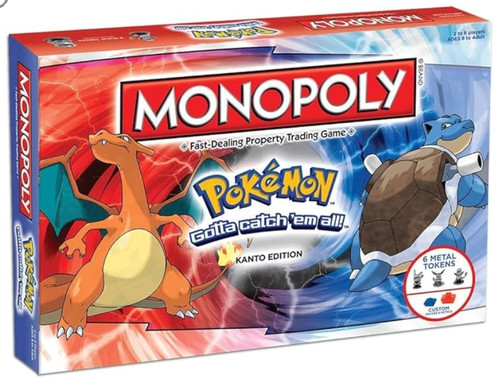 Hasbro pokemon monopoly kanto - hasbro,