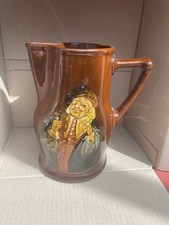 Royal Doulton England Kingsware John Barleycorn 8” Tall Jug