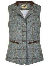 Dubarry Spindle Tweed Waistcoat colour - Sorrel UK sizes 8/16/18 available