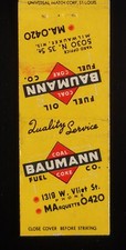 1940s Baumann Fuel Co. Coal
