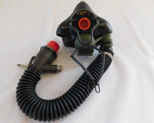 Ex RAF Pilots Flying Helmet Oxygen Mask, Type P14 With Inlet Connector  [PL1]