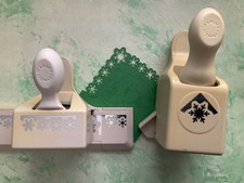 Martha Stewart Border + Corner Card Craft Punches - Christmas snowflakes